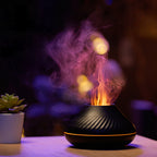 3D RGB Colorful Flame Aroma Diffuser & Volcanic Humidifier