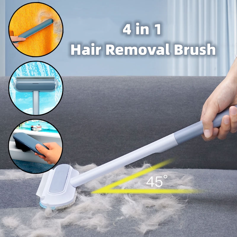 4-in-1 Multifunctional Pet Hair Remover & Window Screen Cleaning Brush
