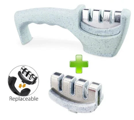 Professional 3-Stage Diamond & Tungsten Steel Kitchen Knife Sharpener