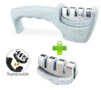 Professional 3-Stage Diamond & Tungsten Steel Kitchen Knife Sharpener