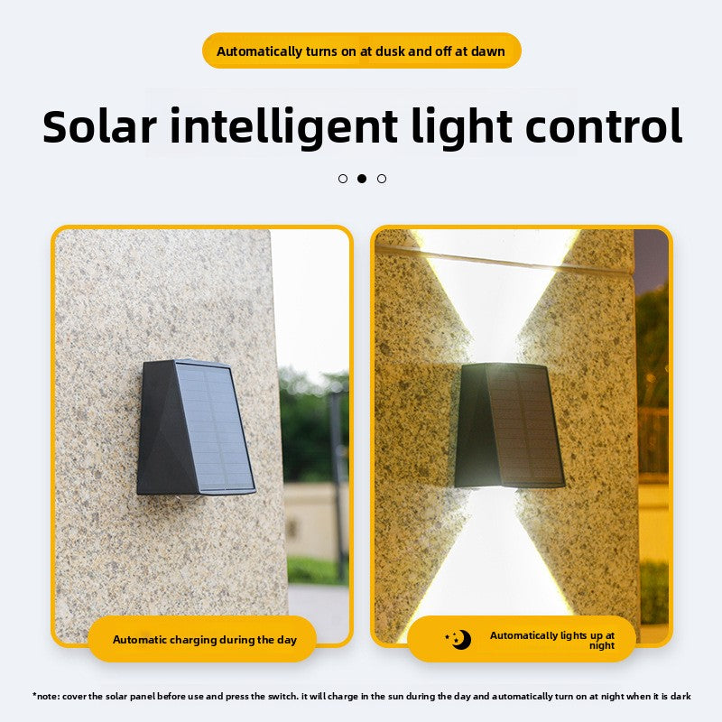 Solar Powered Outdoor Wall Light
