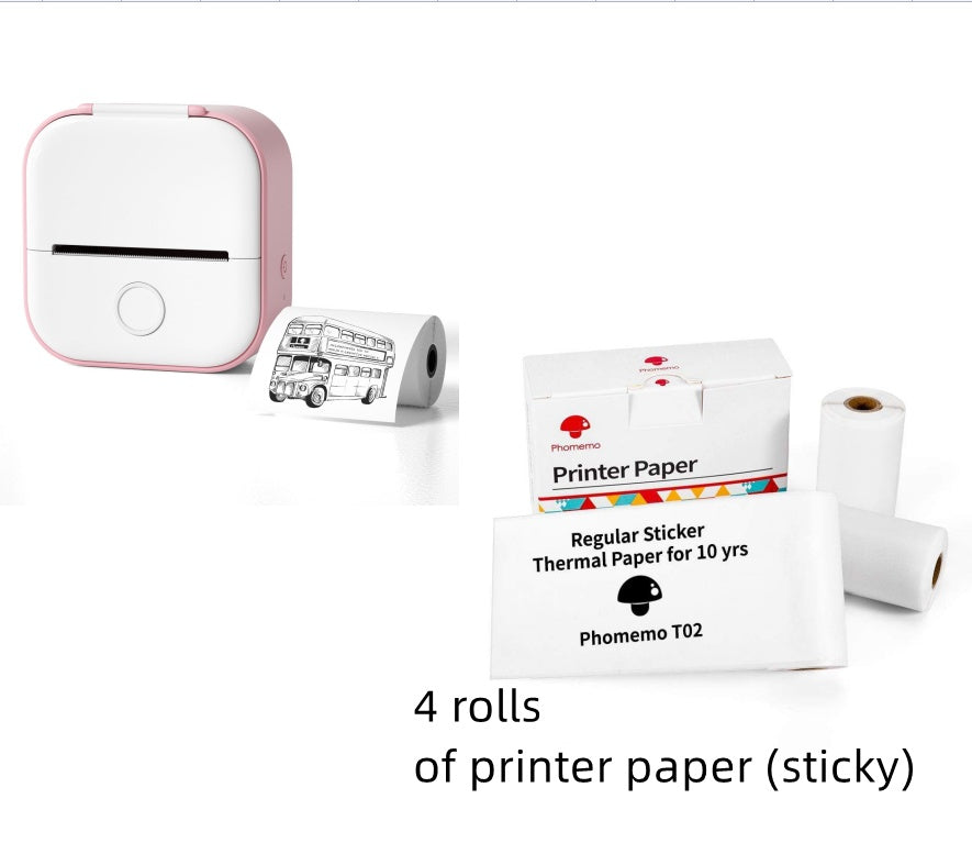 Phomemo T02 Portable Mini Inkless Thermal Printer