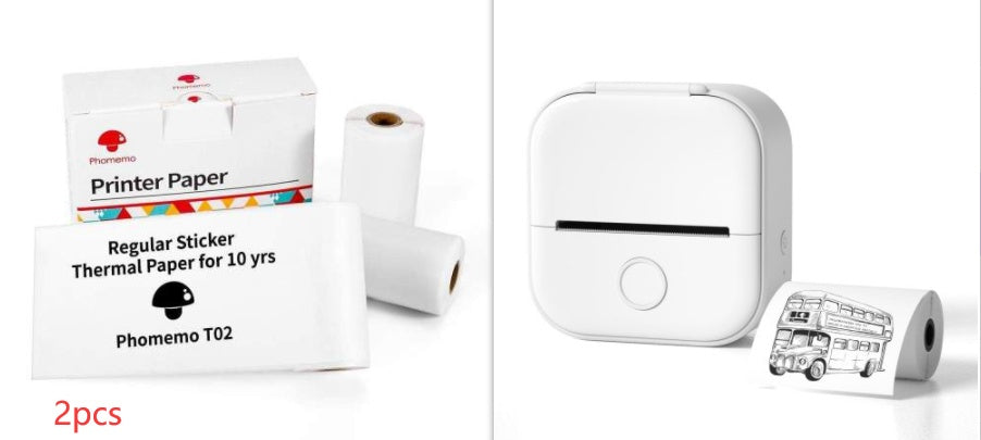 Phomemo T02 Portable Mini Inkless Thermal Printer