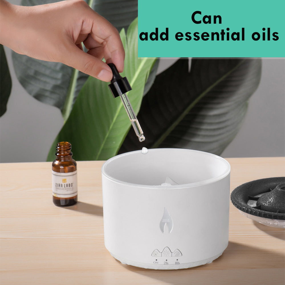 Volcano Flame & Jellyfish Mist Ultrasonic Aromatherapy Diffuser
