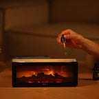 Fireplace Simulation Ultrasonic Flame Aroma Diffuser