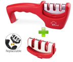 Professional 3-Stage Diamond & Tungsten Steel Kitchen Knife Sharpener