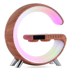 Intelligent G-Shape RGB Atmosphere Lamp with 15W Wireless Charger & Bluetooth Speaker