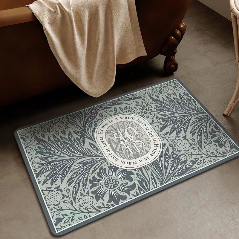 Scandinavian Retro Diatom Mud Ultra-Absorbent Bath Mat