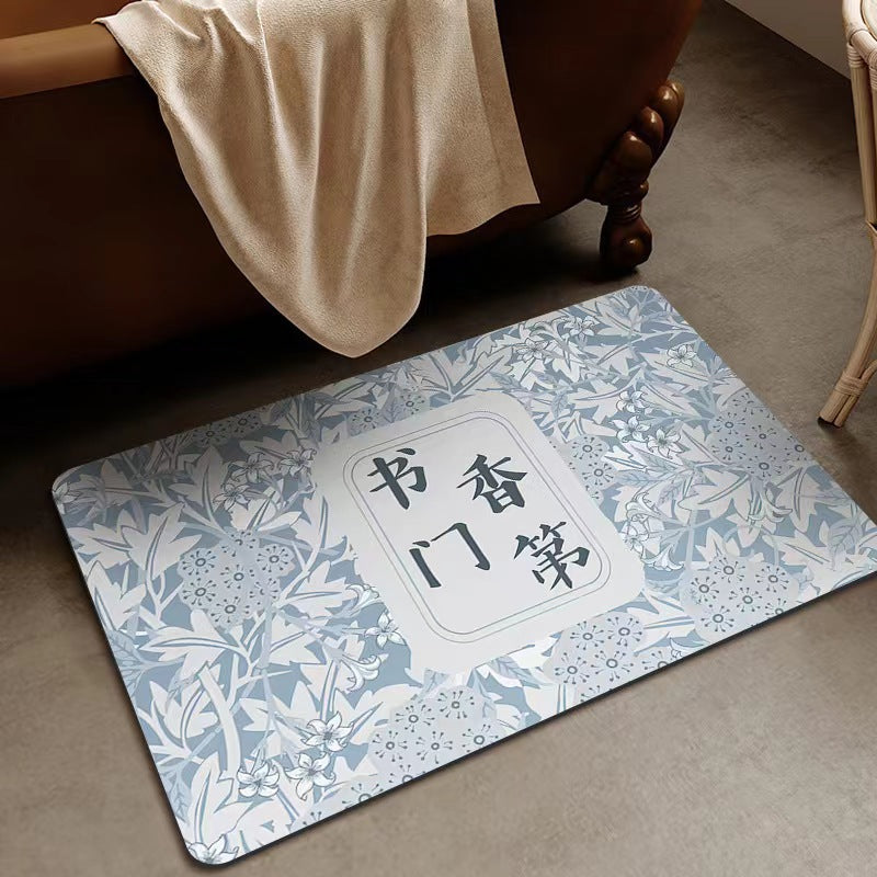 Scandinavian Retro Diatom Mud Ultra-Absorbent Bath Mat
