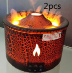 Volcano Flame & Jellyfish Mist Ultrasonic Aromatherapy Diffuser