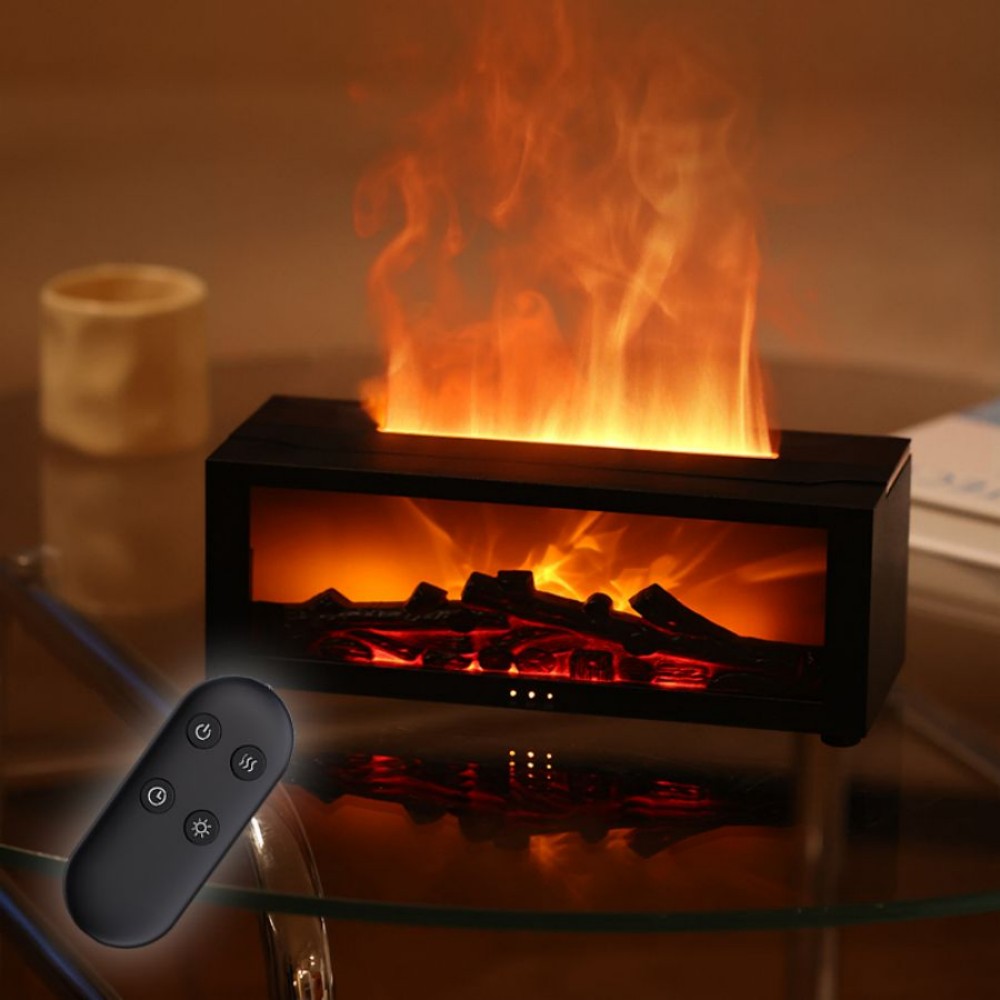 Fireplace Simulation Ultrasonic Flame Aroma Diffuser