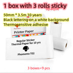 Phomemo T02 Portable Mini Inkless Thermal Printer