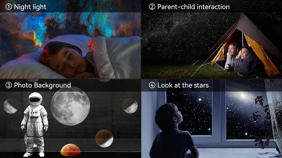 360° HD Planetarium Galaxy Projector