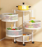 Multi Layer Rotating Storage Rack