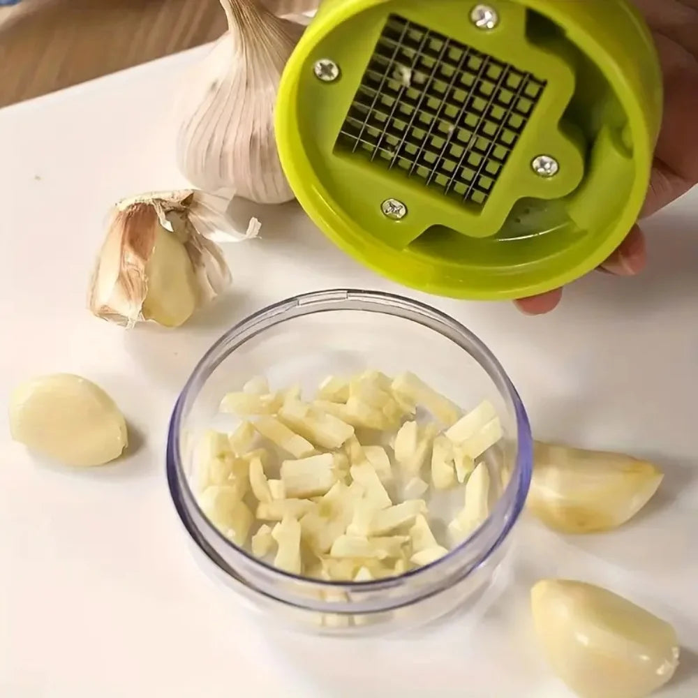 1 Manual Garlic Press & Mincer, Ginger Crusher, Kitchen Tool Vegetable Slicer, Peeler, Small Gadget, Fruit Slicer Kitchen Utensi