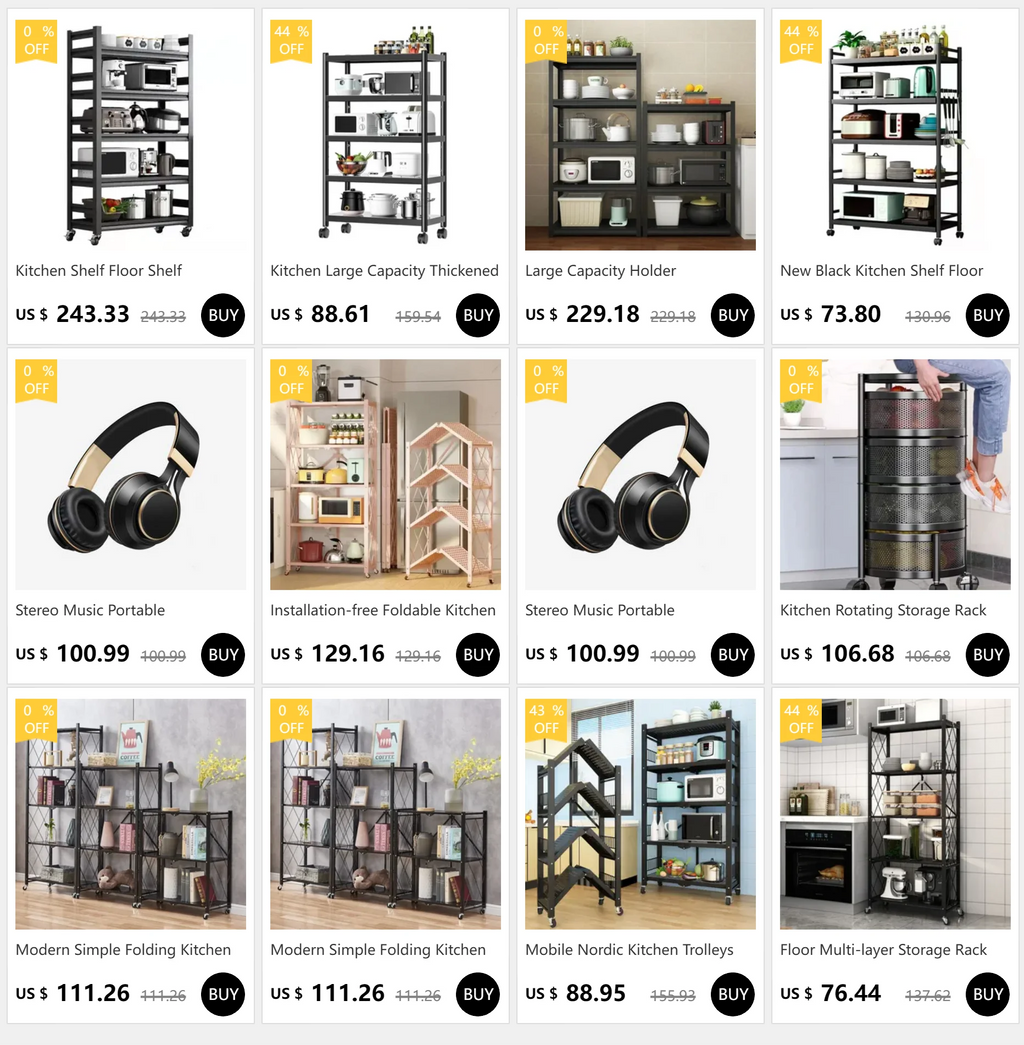 Multi Layer Rotating Storage Rack