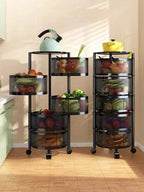 Multi Layer Rotating Storage Rack