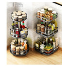 360° Rotating Spice Rack Organizer
