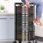 Multi Layer Rotating Storage Rack