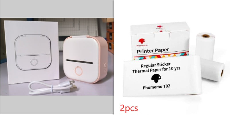 Phomemo T02 Portable Mini Inkless Thermal Printer