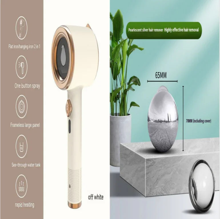 Portable Mini Titanium Panel Garment Steamer | Handheld Travel Steam Iron
