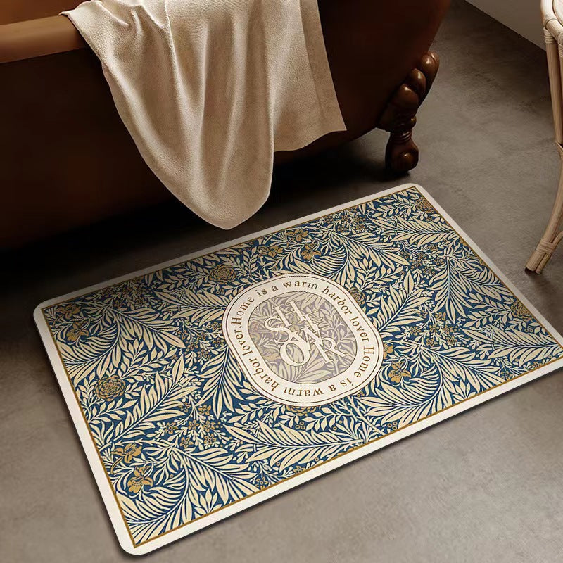 Scandinavian Retro Diatom Mud Ultra-Absorbent Bath Mat
