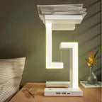 Levitating Gravity-Defying Desk Lamp with Integrated Wireless Charger