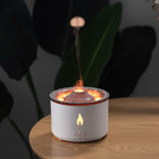 Volcano Flame & Jellyfish Mist Ultrasonic Aromatherapy Diffuser