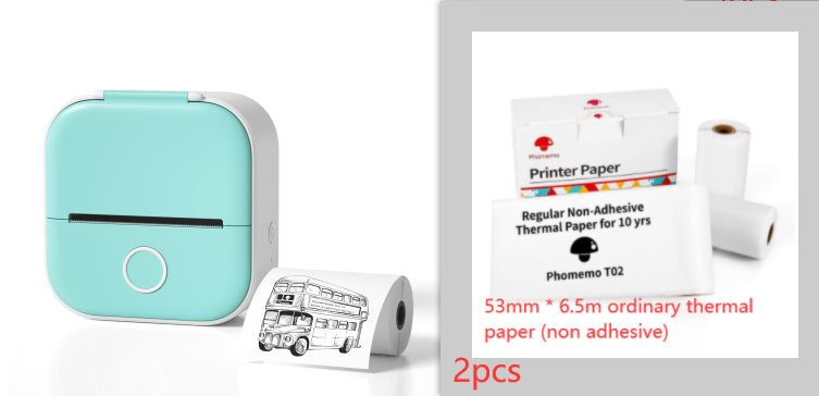 Phomemo T02 Portable Mini Inkless Thermal Printer