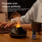 3D RGB Colorful Flame Aroma Diffuser & Volcanic Humidifier