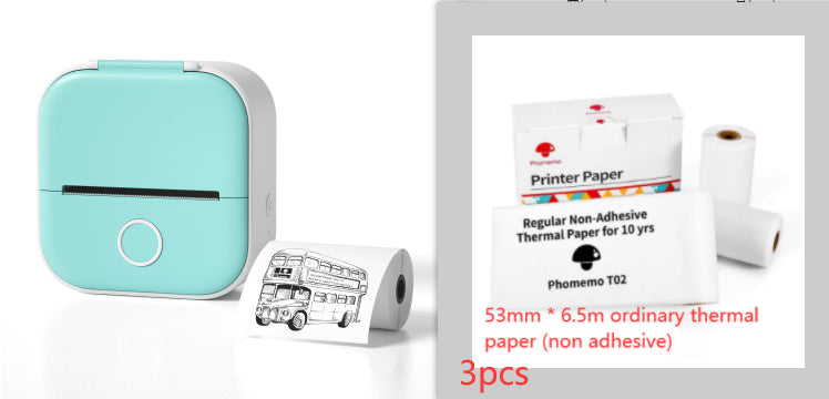 Phomemo T02 Portable Mini Inkless Thermal Printer