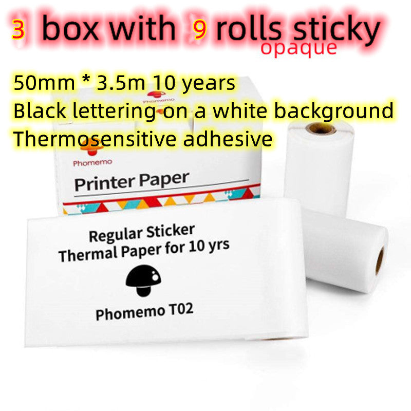 Phomemo T02 Portable Mini Inkless Thermal Printer