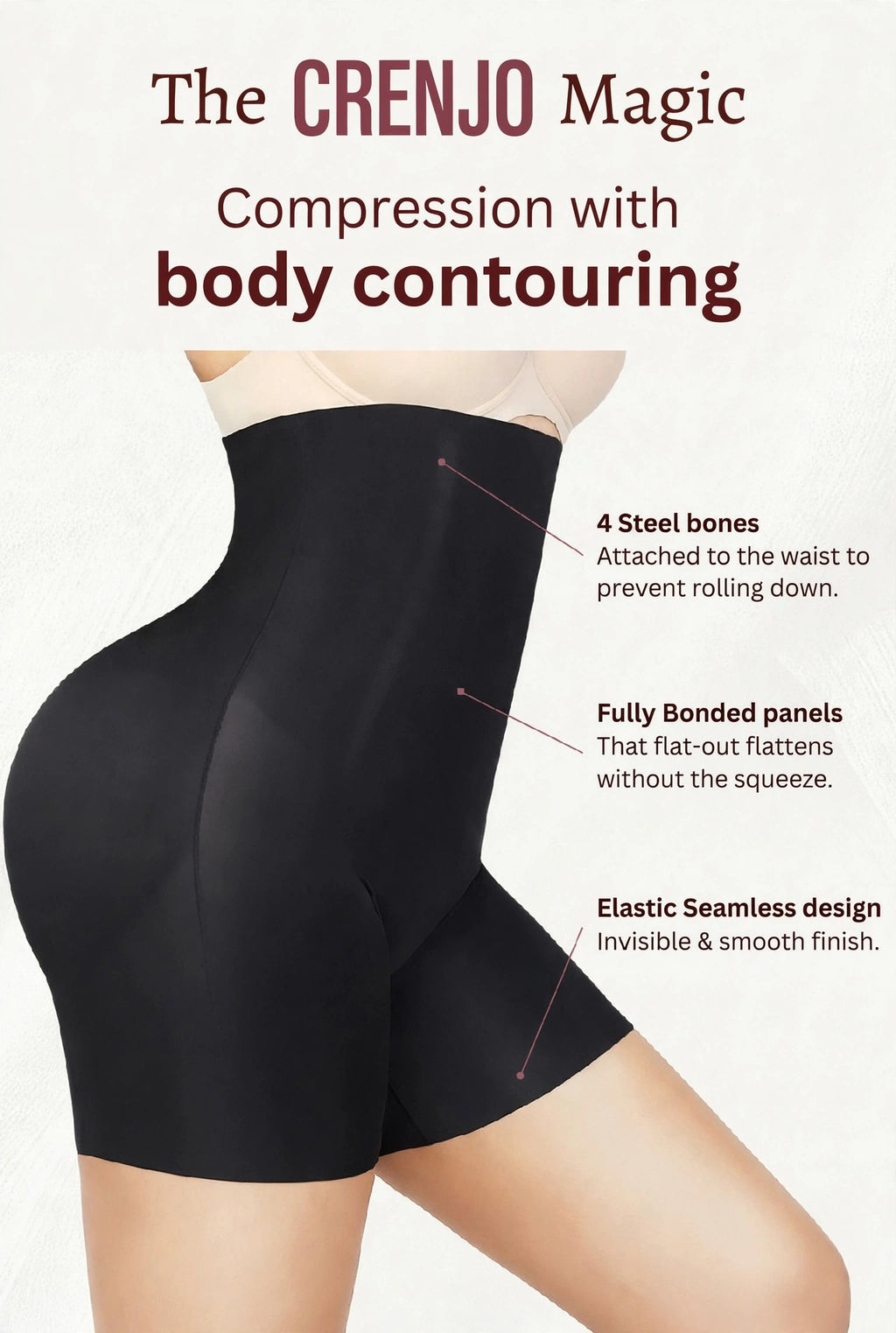 Compression Body Shaper Shorts